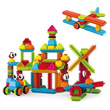 Picasso Tiles Bristle Lock 3D Building Tiles, 120 pc