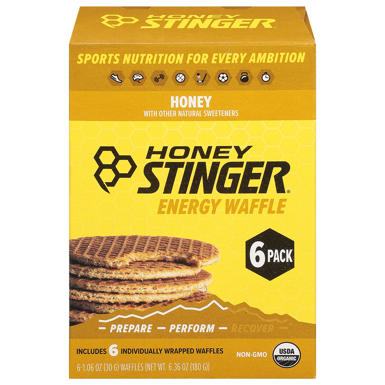 Honey Stinger Energy Waffles - Honey - Shop Granola & snack bars at H-E-B