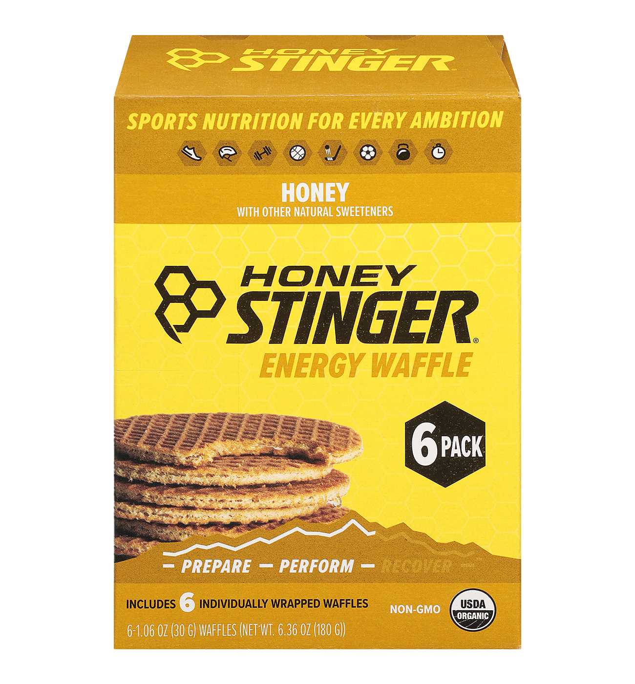 Honey Stinger Energy Waffles - Honey; image 1 of 5