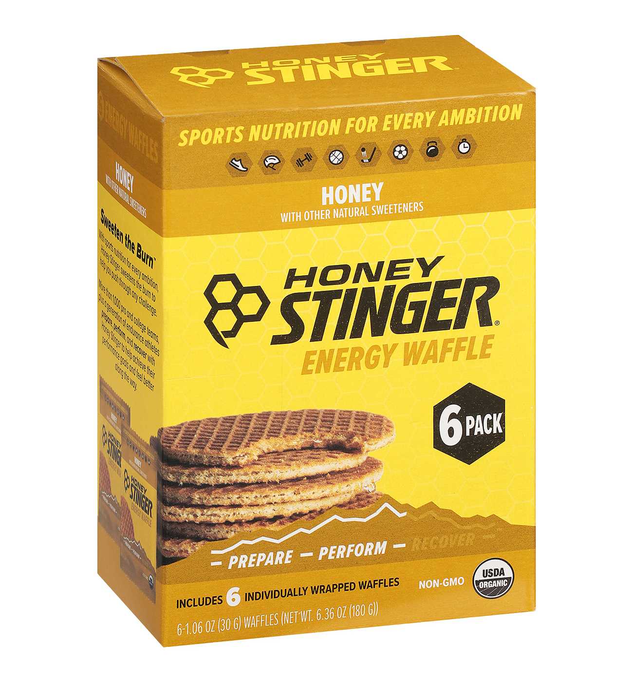 Honey Stinger Energy Waffles - Honey; image 4 of 5