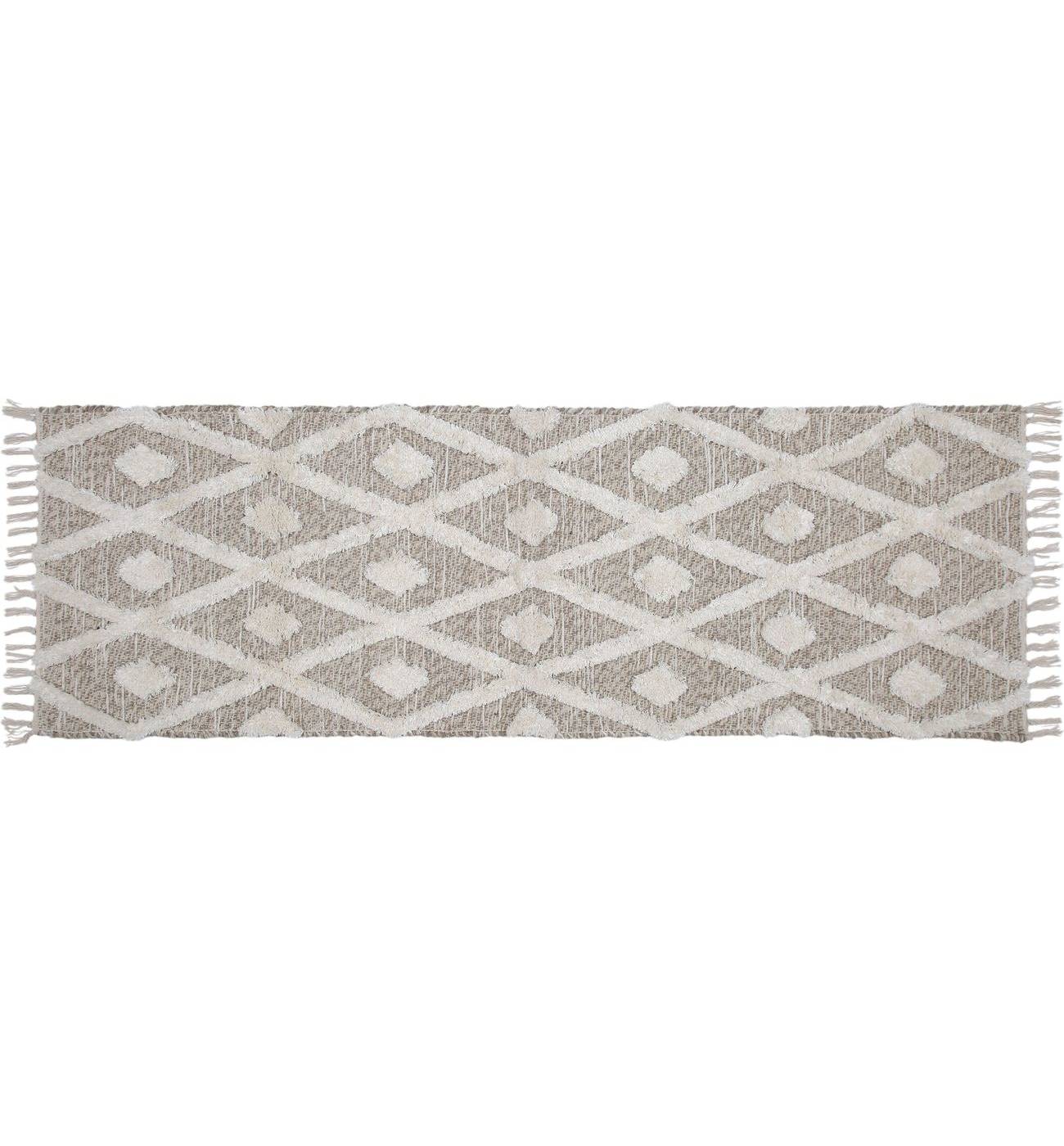 Haven + Key Diamond Tufted Runner Rug - Cream - Shop Seasonal decor at ...