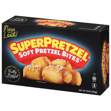 SUPERPRETZEL Fully Baked Soft Pretzel Bites, 12 oz