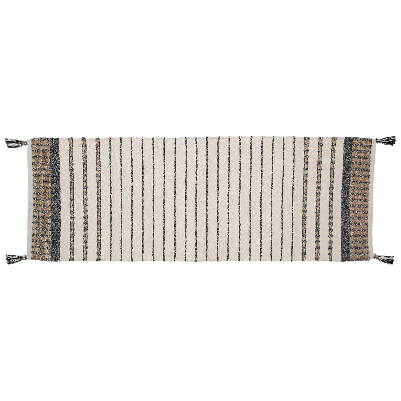 Haven + Key Chenille Runner Rug - Cream & Black - Shop Seasonal decor ...