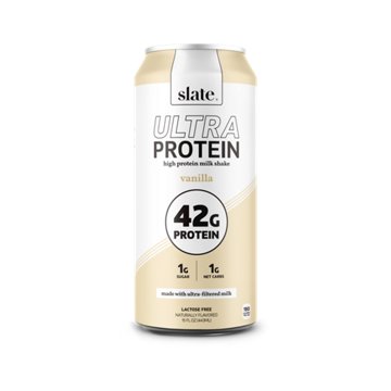 Slate Lactose-Free 42g Protein Milkshake - Vanilla, 15 oz