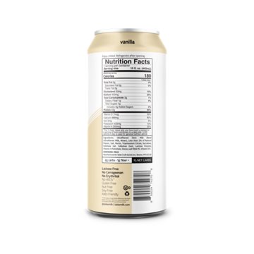 Slate Lactose-Free 42g Protein Milkshake - Vanilla, 15 oz