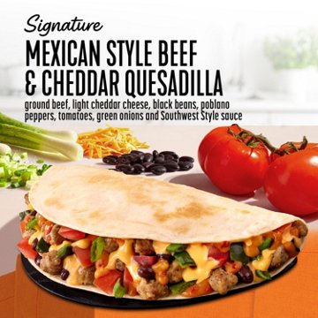 Lean Cuisine 16g Protein Mexican Style Beef & Cheddar Quesadilla Frozen Meal