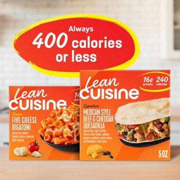 Lean Cuisine 16g Protein Mexican Style Beef & Cheddar Quesadilla Frozen Meal