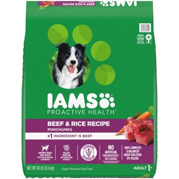 IAMS Proactive Health Adult Dry Dog Food - Beef & Rice