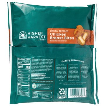 Higher Harvest by H-E-B Lightly Breaded Chicken Breast Bites - 16g Protein, 24 oz