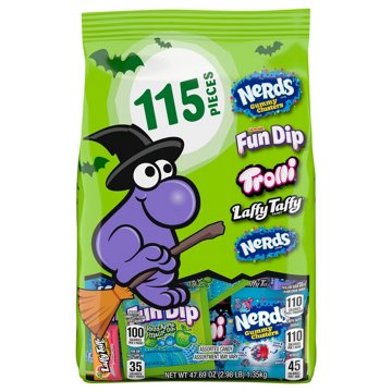 Nerds, Trolli, Laffy Taffy & Fun Dip Assorted Halloween Candy