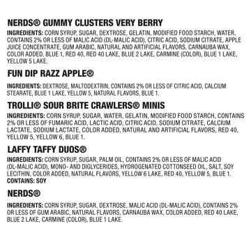 Nerds, Trolli, Laffy Taffy & Fun Dip Assorted Halloween Candy