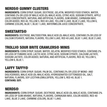 Nerds, SweeTARTS, Trolli & Laffy Taffy Assorted Halloween Candy