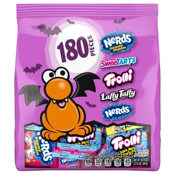 Nerds, SweeTARTS, Trolli & Laffy Taffy Assorted Halloween Candy