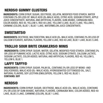 Nerds, SweeTARTS, Trolli & Laffy Taffy Assorted Halloween Candy