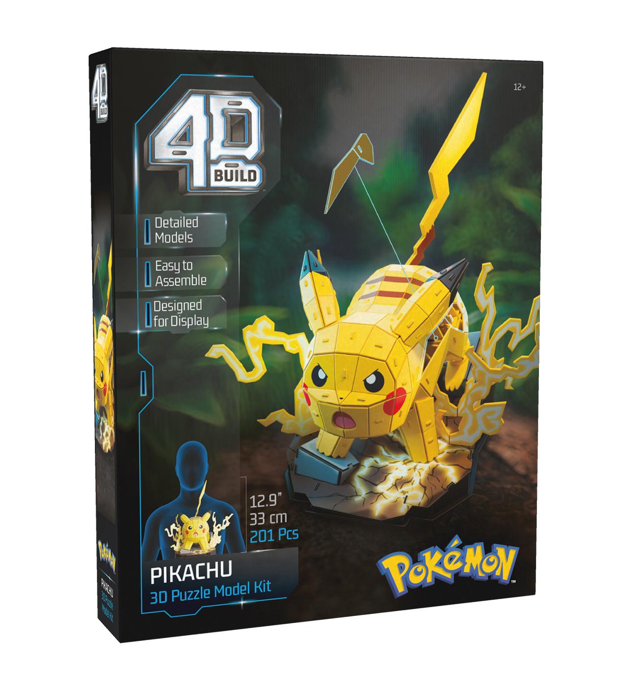 4D Build Pokémon Pikachu 3D Puzzle Model Kit; image 5 of 6