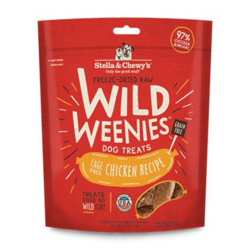Stella & Chewy's Freeze Dried Raw Wild Weenies Dog Treats - Chicken, 3.25 oz