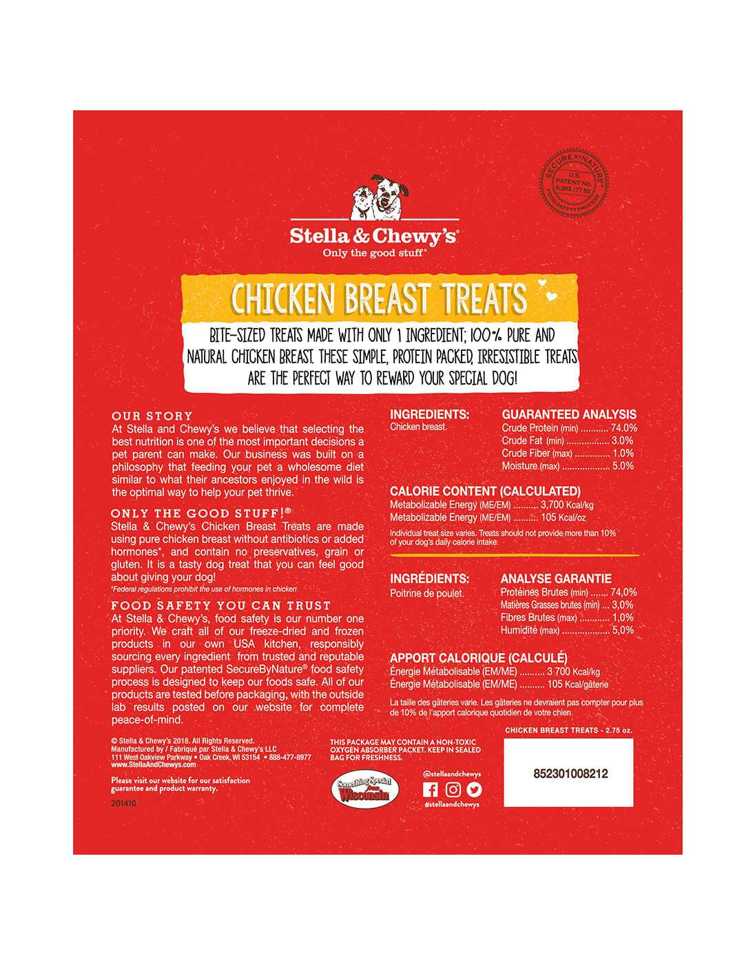Stella & Chewy's Freeze Dried Raw Dog Treats - Chicken Breast; image 2 of 2