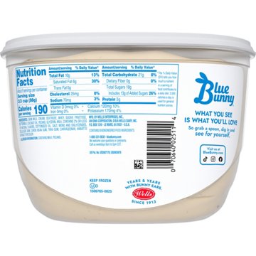 Blue Bunny Soft Butter Pecan Frozen Dairy Dessert