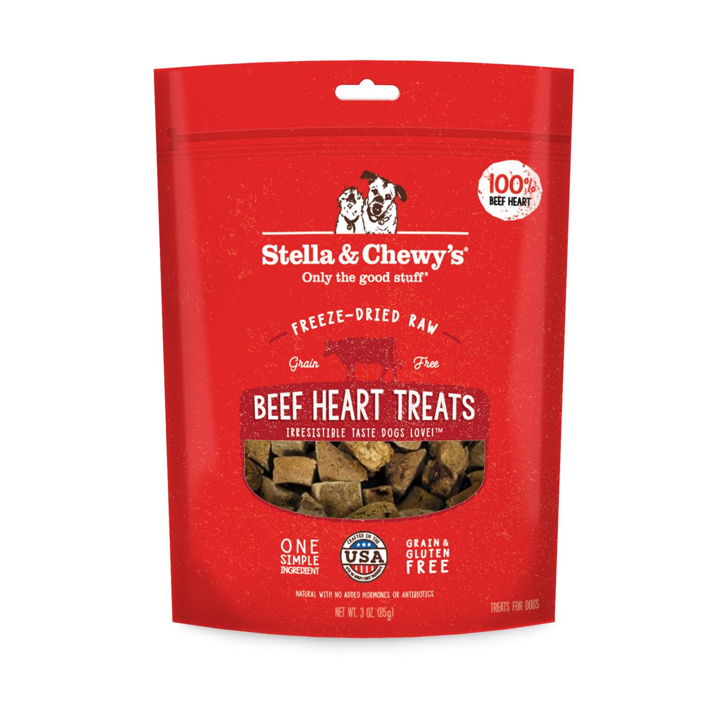 Stella & Chewy's Freeze Dried Raw Beef Heart Treats; image 1 of 2