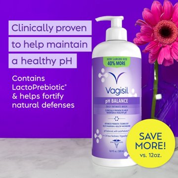 Vagisil pH Balance Daily Intimate Wash, 16.9 oz