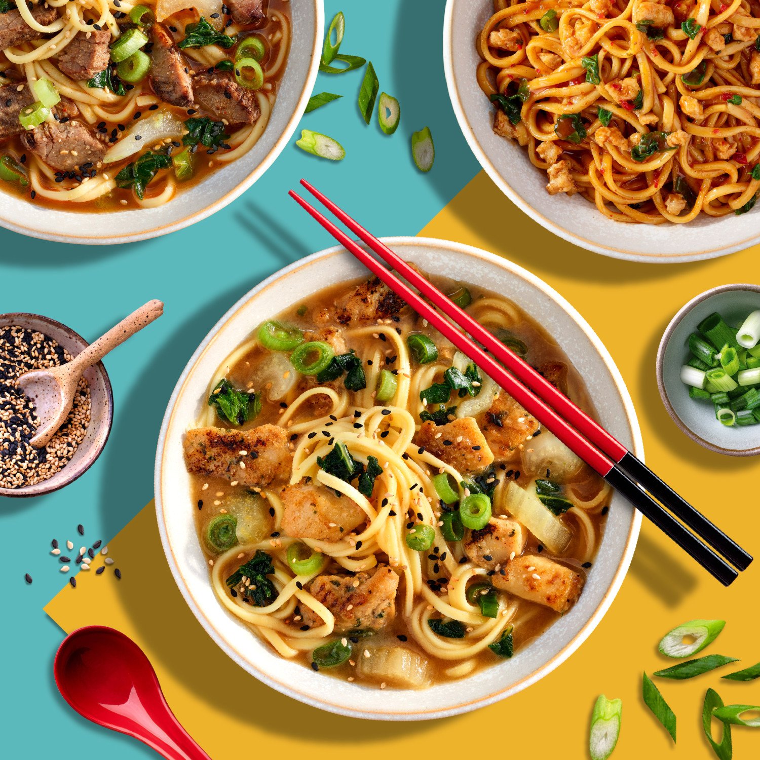 Mings Chicken Ramen Noodles Bowl Frozen Meal - Shop Entrees