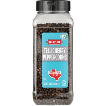 H-E-B Tellicherry Peppercorns - Texas Size Pack, 16 oz