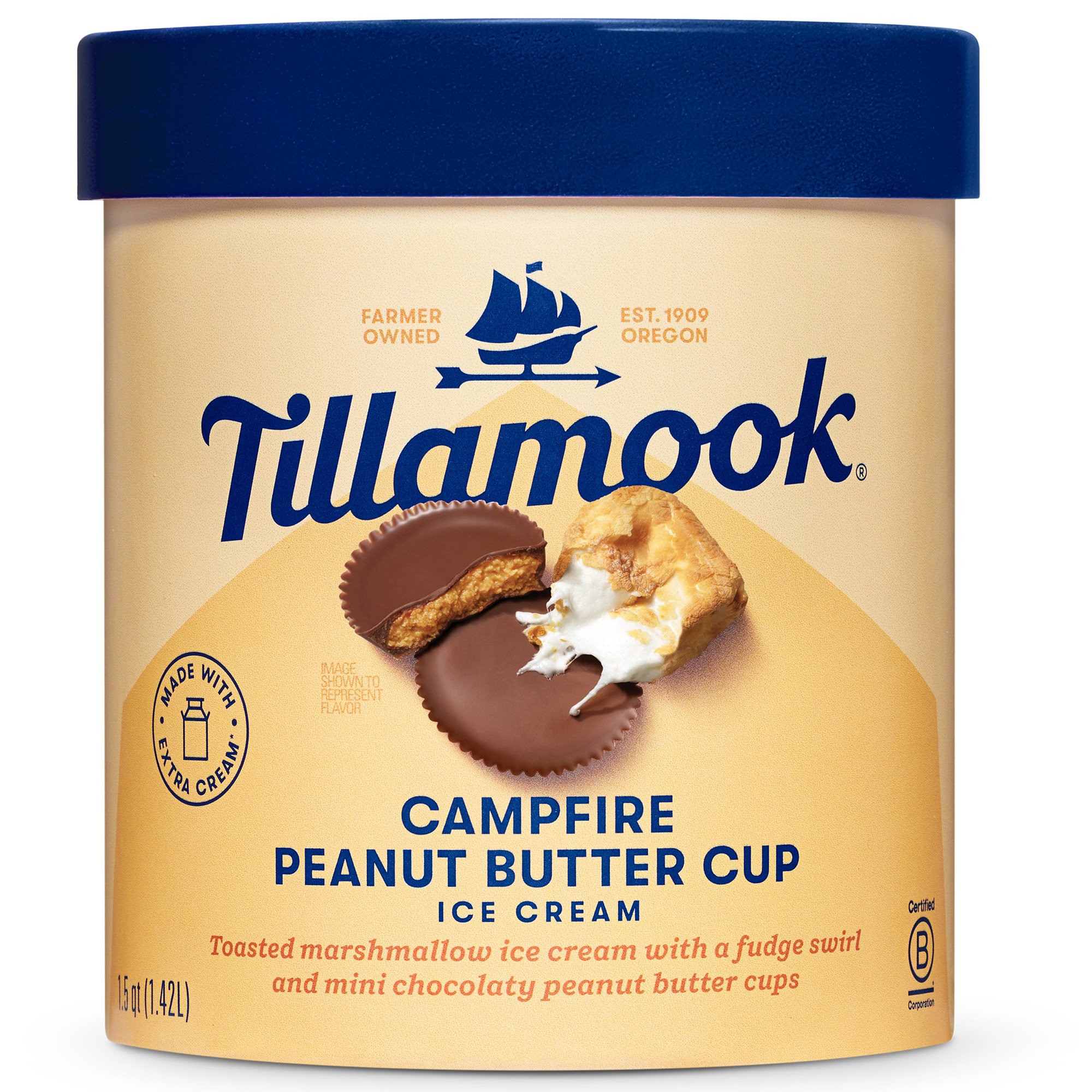Campfire Peanut Butter Cup Tillamook
