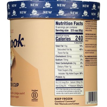 Tillamook Campfire Peanut Butter Cup Ice Cream