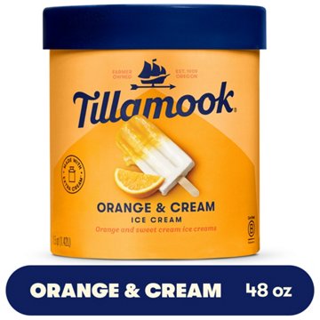 Tillamook Orange & Cream Ice Cream