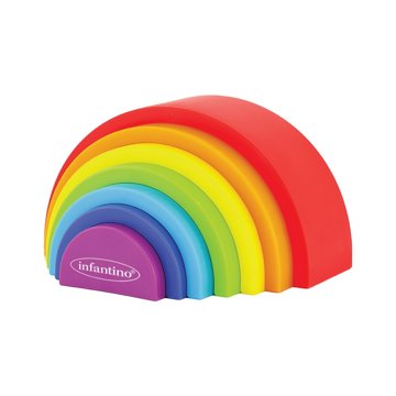 Infantino Magic Rainbow Stacker, 7 pc