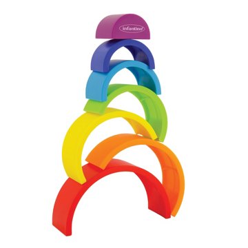 Infantino Magic Rainbow Stacker, 7 pc
