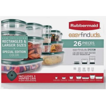 Rubbermaid Easy Find Lids Container Set, 26 pc