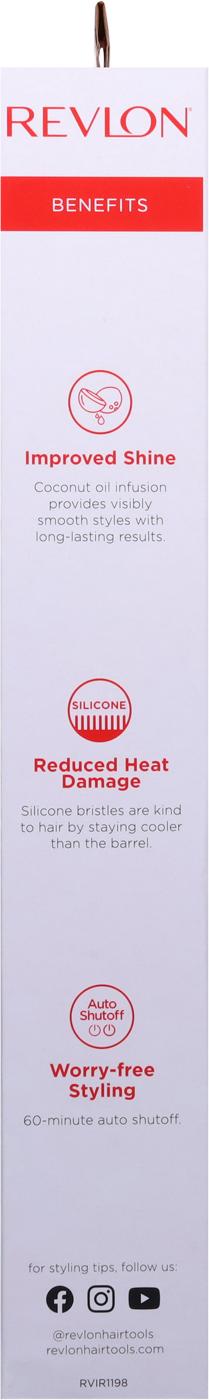 Revlon Smoothstay 1in Heated Silicone Round Hair Styling Brush; image 2 of 4