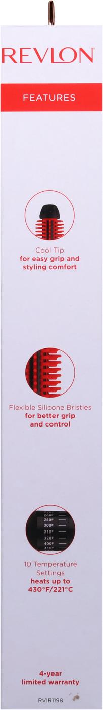 Revlon Smoothstay 1in Heated Silicone Round Hair Styling Brush; image 3 of 4