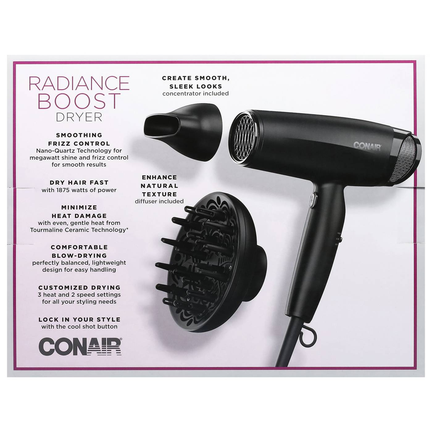 Conair Radiance Boost Hair Dryer Diffuser