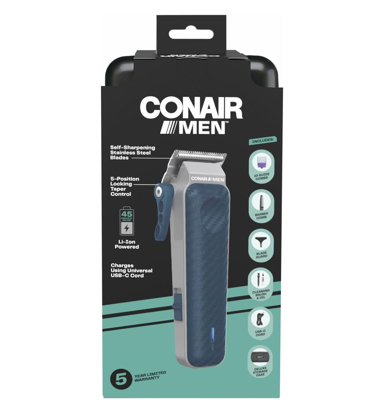 Conair Men's Rechargeable 17 Piece Clipper & Trimmer Kit; image 1 of 2