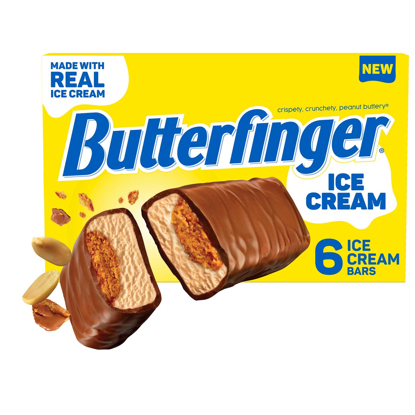 Butterfinger Ice Cream Bars; image 1 of 3