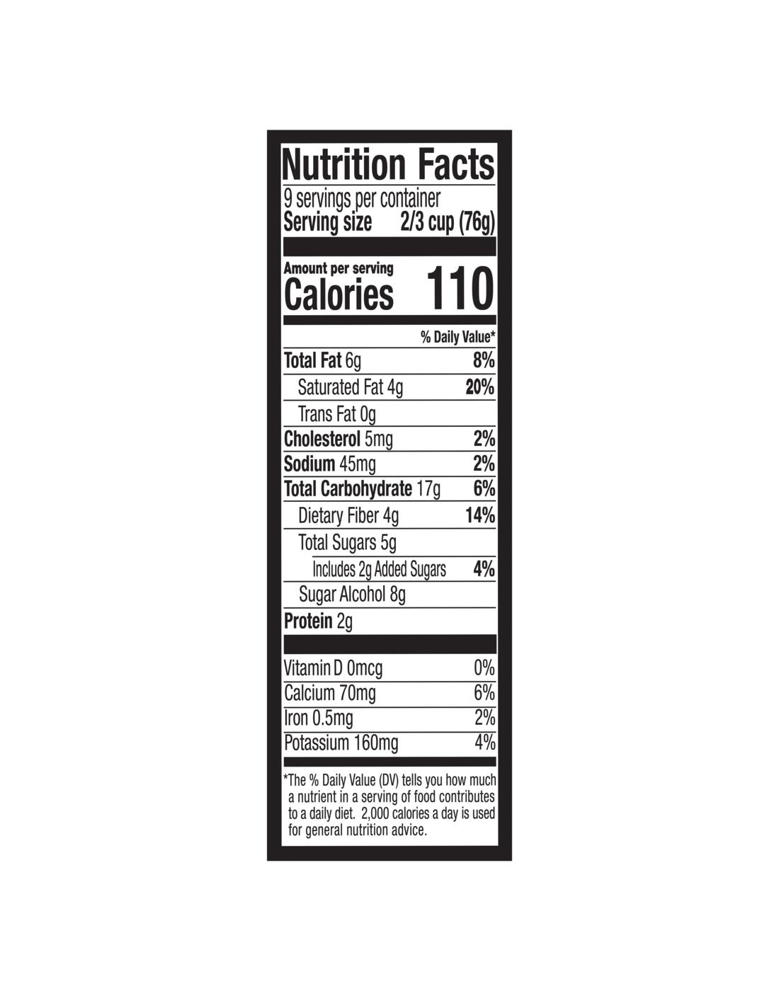 Breyers Carb Smart Rocky Road Frozen Dairy Dessert; image 2 of 5