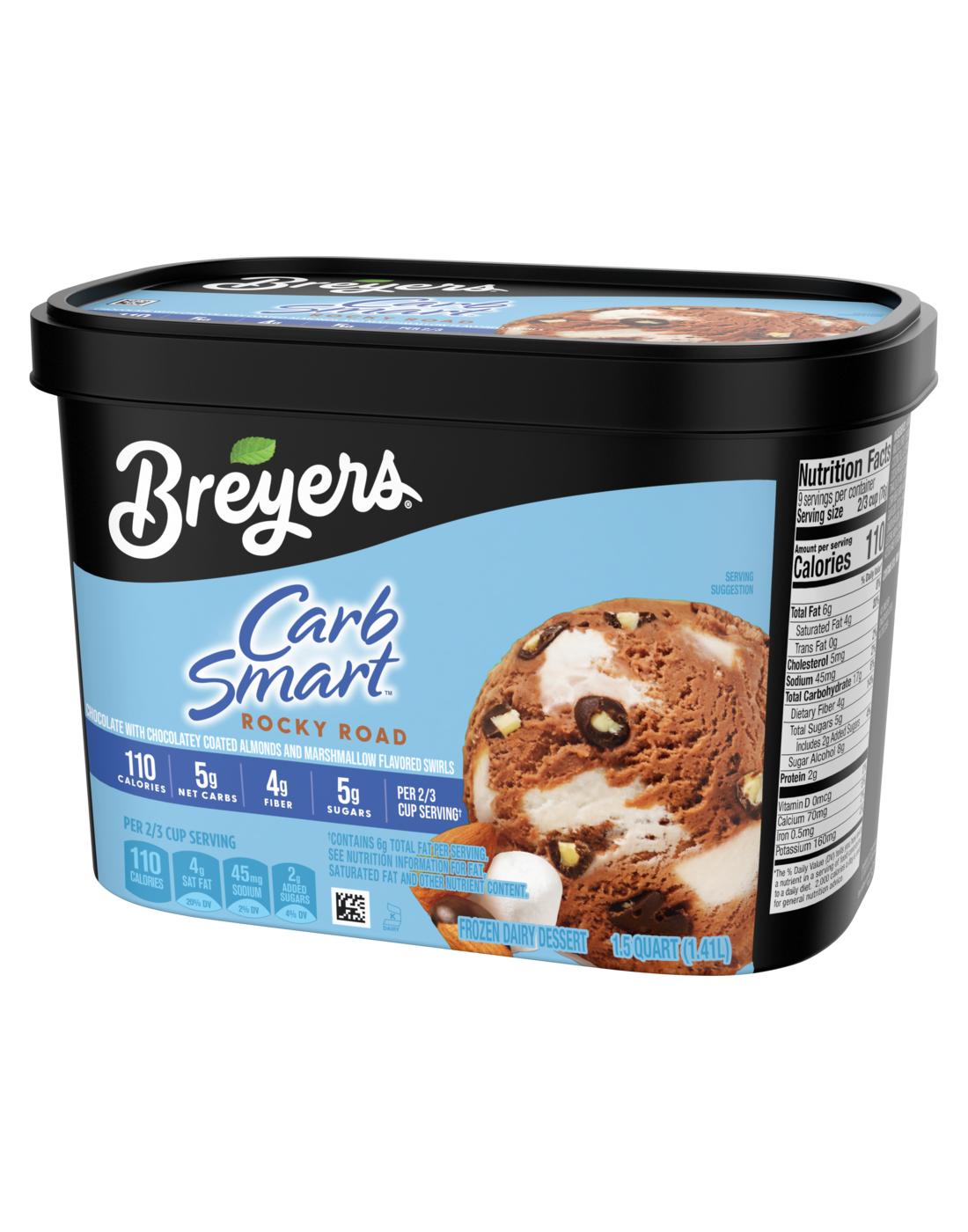 Breyers Carb Smart Rocky Road Frozen Dairy Dessert; image 5 of 5