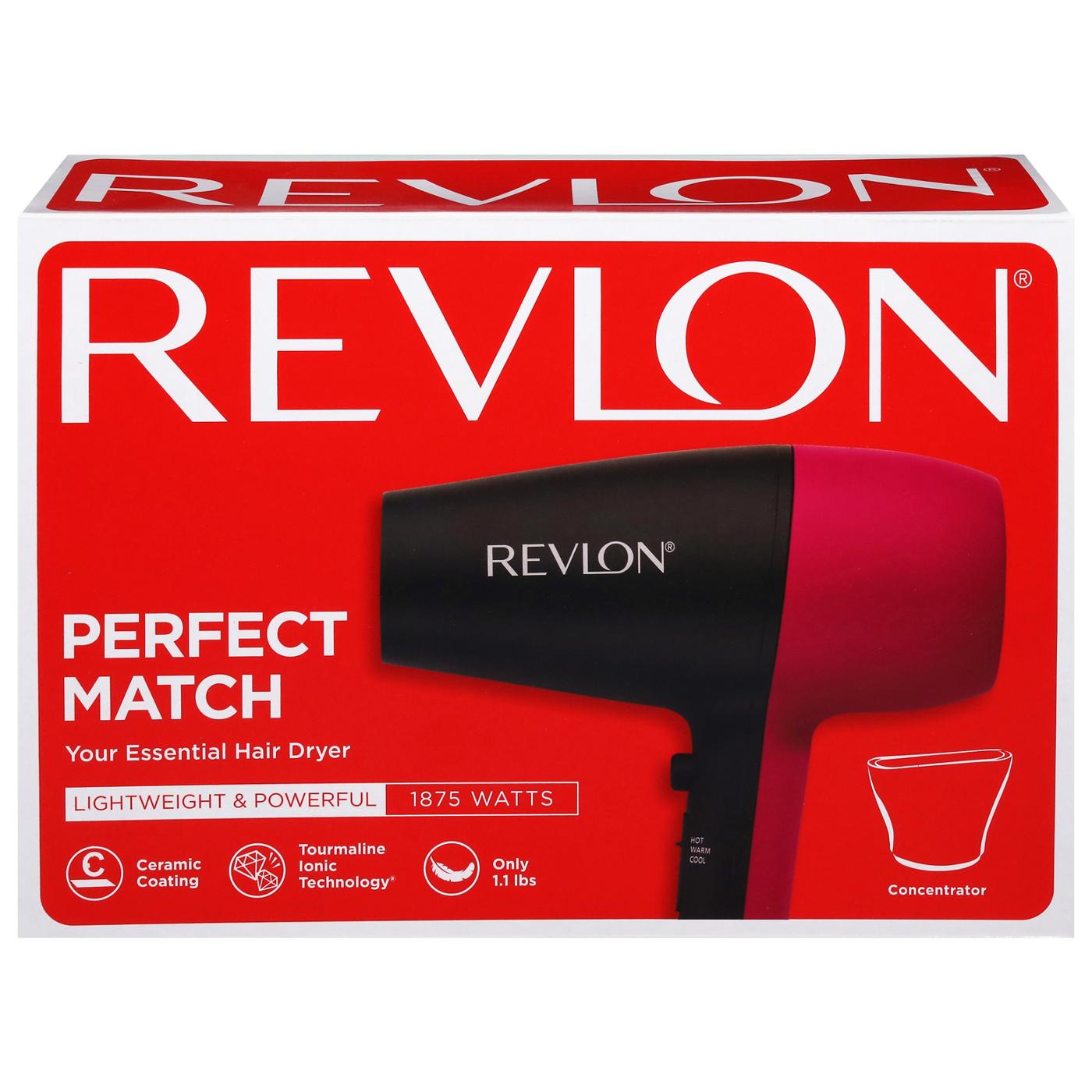 Revlon Perfect Match Hair Dryer; image 1 of 4