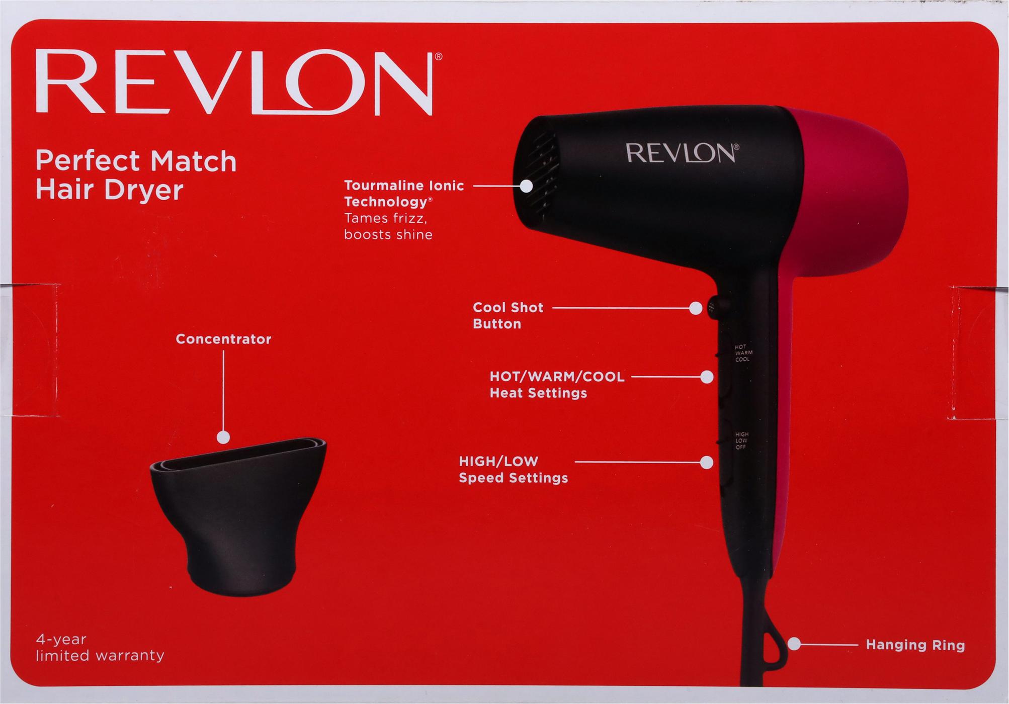 Revlon Perfect Match Hair Dryer; image 3 of 4