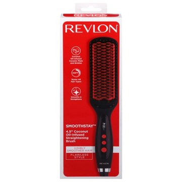 Revlon Smoothstay 4.5in Heated Straightening Hair Brush