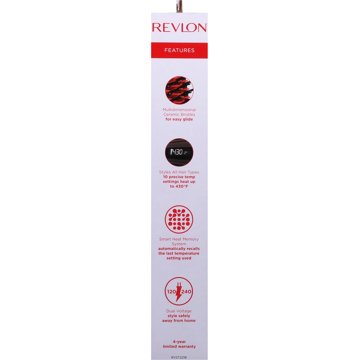 Revlon Smoothstay 4.5in Heated Straightening Hair Brush