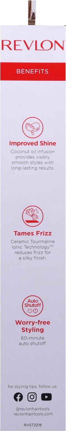 Revlon Smoothstay 4.5in Heated Straightening Hair Brush; image 4 of 4