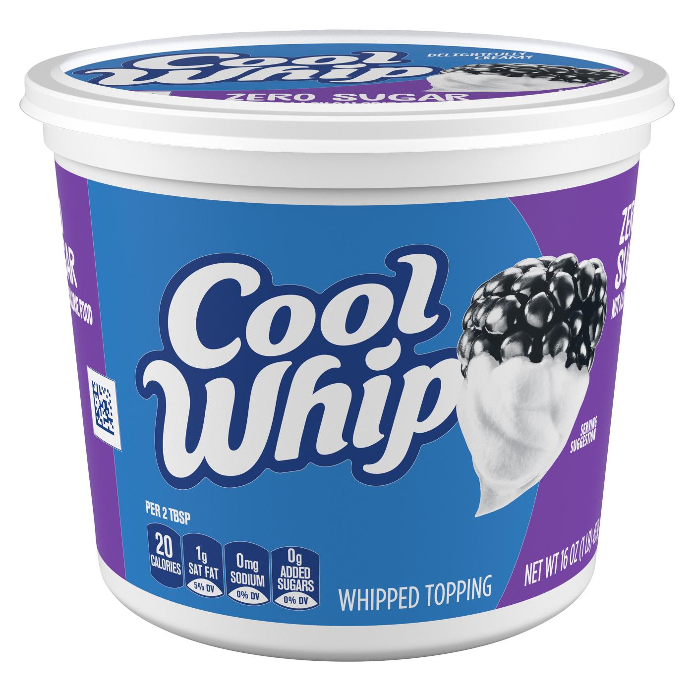 Cool Whip Zero Sugar Whipped Topping; image 1 of 3