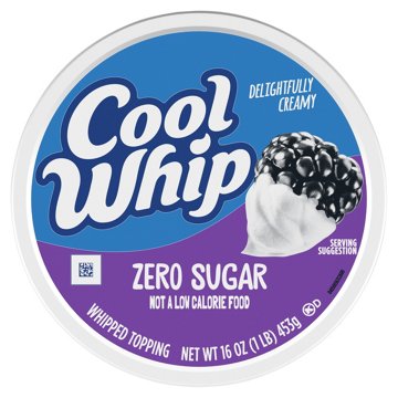 Cool Whip Zero Sugar Whipped Topping, 16 oz