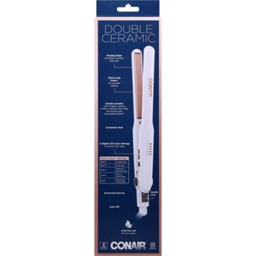 Conair Double Ceramic 1/2in Hairstyling Flat Iron