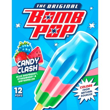 Bomb Pop Candy Clash Ice Pops
