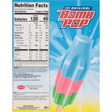 Bomb Pop Candy Clash Ice Pops