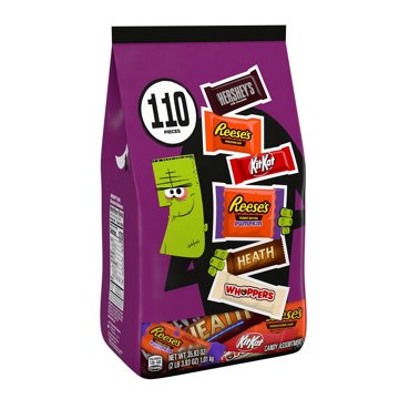 Hershey Assorted Halloween Candy Bulk Variety Bag - 110 Pieces, 35.93 oz